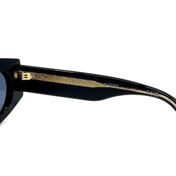 New! FENDI Sunglasses FE40125I 01V, Authentic - Picture 9 of 12